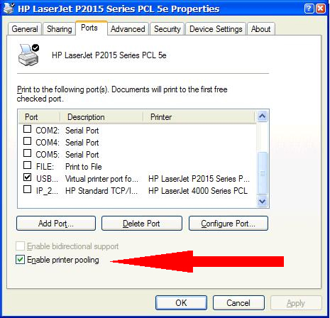 drukowanie za pomocą aplikacji ms-dos w systemie Windows XP 98
